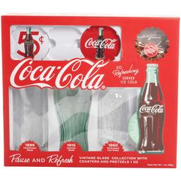 Marketplace Coca Cola(R) Vintage Glass Gift Set