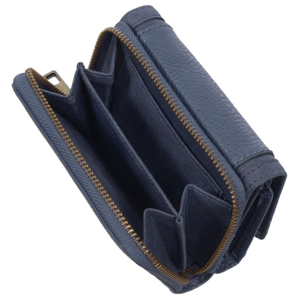 Womens Roots 73 RFID Trifold Zip Around Wallet
