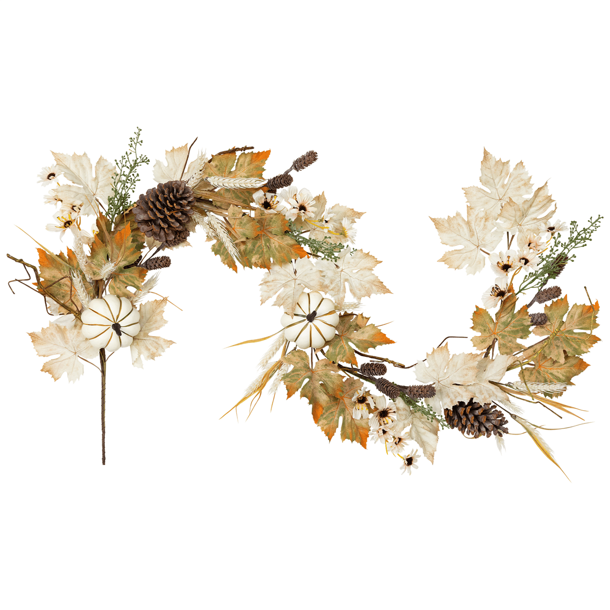 Northlight Pumpkin & Pinecone Garland
