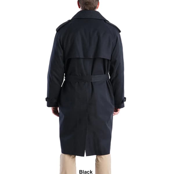 Mens London Fog Microfiber Trench Coat