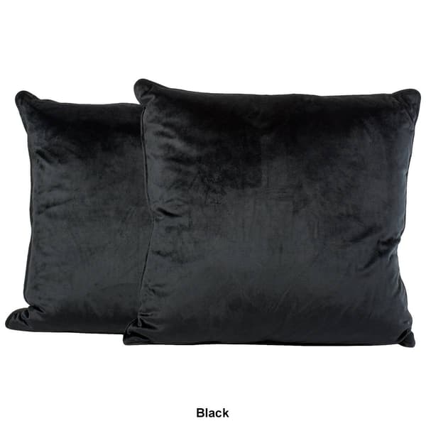 Metro Luxe 2pk. Velvet Feather-Filled Decorative Pillows - 20x20