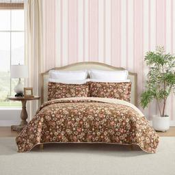 Laura Ashley Marta Cotton Quilt Set