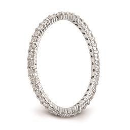 Pure Fire 14kt. White Gold Lab Grown Diamond Shared Prong Band