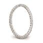 Pure Fire 14kt. White Gold Lab Grown Diamond Shared Prong Band - image 4