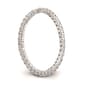 Pure Fire 14kt. White Gold Lab Grown Diamond Shared Prong Band - image 4