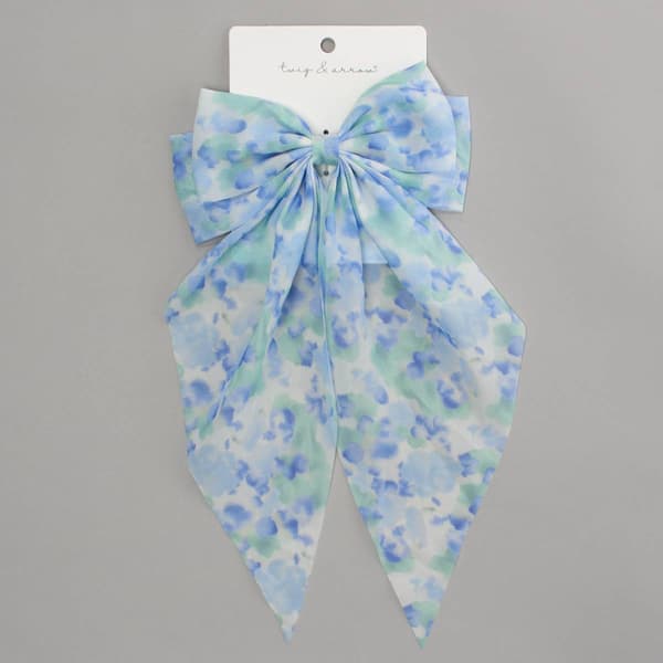 Womens Twig & Arrow Abstract Floral Bow Barrette