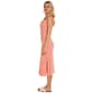 Juniors Wallflower Drape Neck Ditsy Midi Slip Dress - image 4