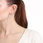 Athra Silver Plated CZ Huggie/Cuff Combo Hoop Earrings - image 3