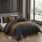 Bebejan® Golden Hex Cotton Sateen 5pc. Reversible Comforter Set - image 1