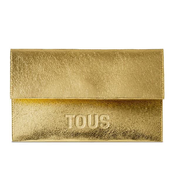 Tous Amethyst Launch Gold Clutch - GWP - image 