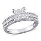 Diamond Classics&#40;tm&#41; 10kt. White Gold 1ct. Diamond Princess-Cut Set - image 1