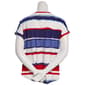 Plus Size Tru Self Short Sleeve Button Shoulder Stripe V-Neck Tee - image 2
