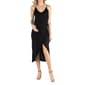 Plus Size 24/7 Comfort Apparel Maternity Wrap Midi Dress - image 1