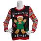 Juniors Derek Heart Holiday Snack Ugly Christmas Sweater - image 1