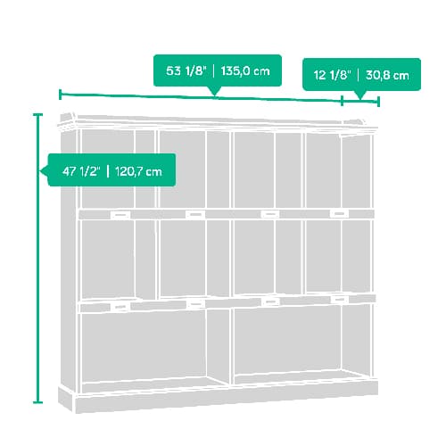 Sauder Barrister Lane Bookcase - Salt Oak