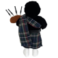 Santa''s Workshop 12in. Irish Bagpiper Santa - image 2