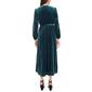 Womens MSK Long Sleeve Surplice Velvet Maxi - image 2