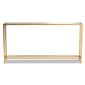 Baxton Studio Alessa Gold Finished Metal & Mirrored Glass Table - image 4