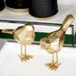 Set of 2 9th & Pike&#174; Modern Gold Bird Figurines Table D&#233;cor - image 3