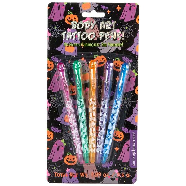 Girls Simple Pleasures&#40;R&#41; Halloween Body Art Tattoo Pens - image 