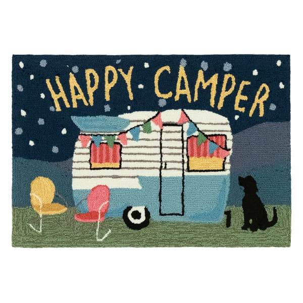 Liora Manne Frontporch Happy Camper Indoor/Outdoor Accent Rug - image 