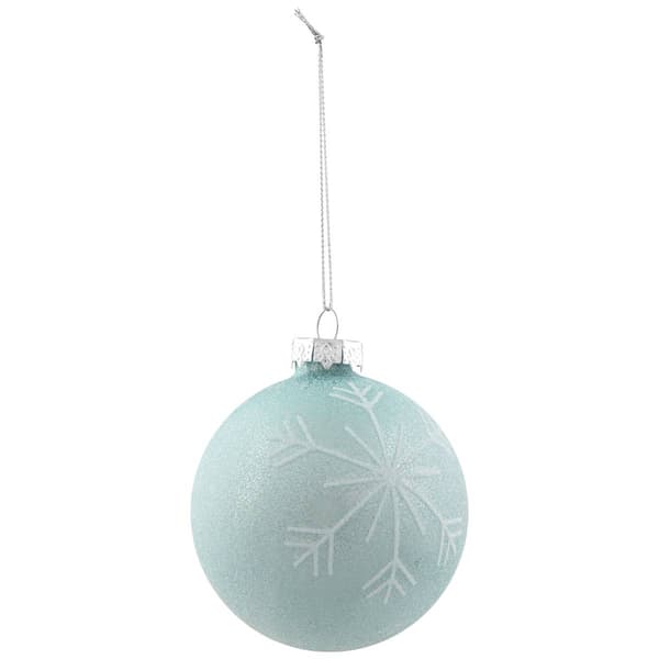 Northlight Seasonal 4ct. Snowflake Christmas Ball Ornament Set