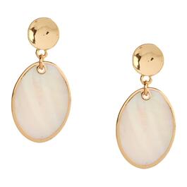 Ashley Cooper&#40;tm&#41; Mother of Pearl Oval Drop Earrings