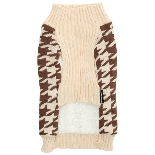 North Paw Houndstooth Pet Sweater
