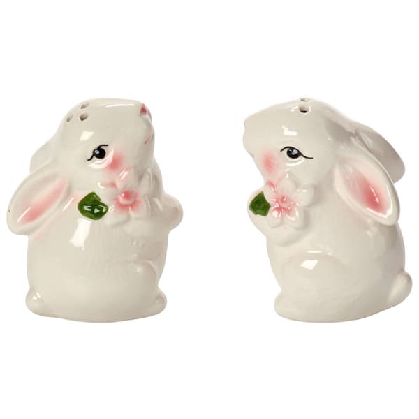 Godinger Easter Bunny Salt & Pepper Shakers - image 
