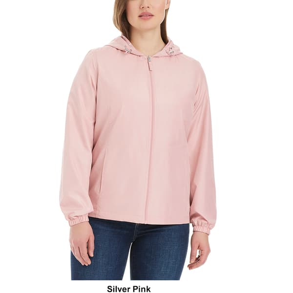 Womens d.e.t.a.i.l.s Windbreaker w/Floral Hood Lining