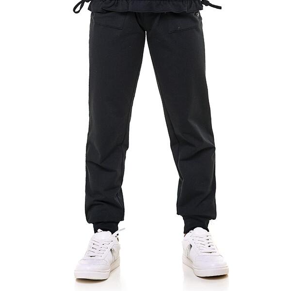 Girls (7-16) Sweet Butterfly(R) Solid Yummy Paperbag Waist Joggers - image 