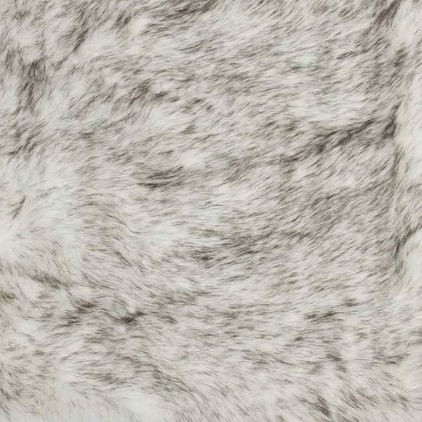 9th & Pike® Ombre Grey Faux Fur Rectangular Area Rug