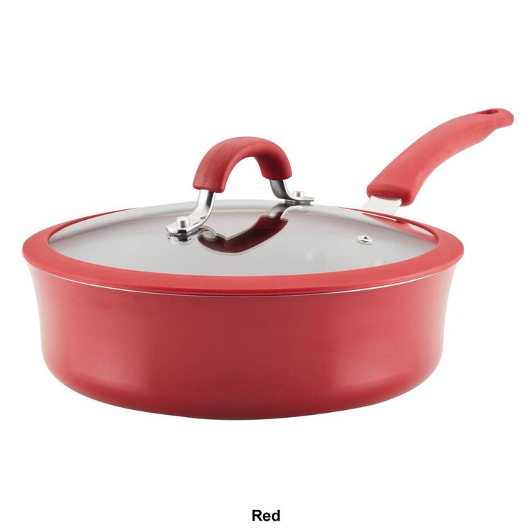 Rachael Ray Cook + Create 3qt. Aluminum Nonstick Sauté Pan w/ Lid