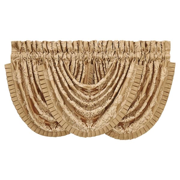 Five Queens Court Colonial Waterfall Valance - 43x33