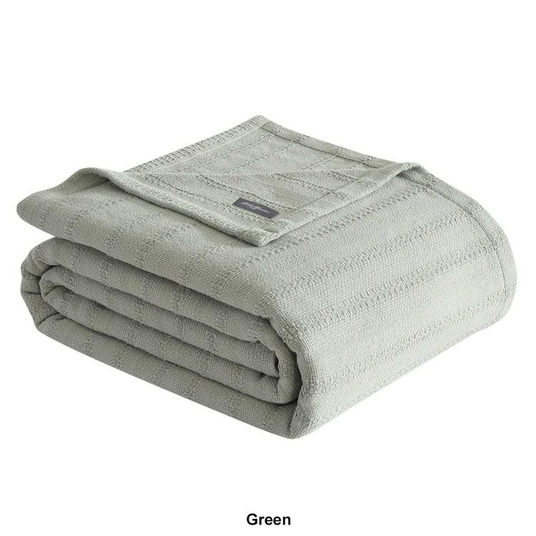 Eddie Bauer Variegated Weave Stripe Blanket