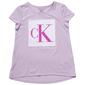 Girls &#40;7-16&#41; Calvin Klein CK Monogram Sequin Tee - image 1