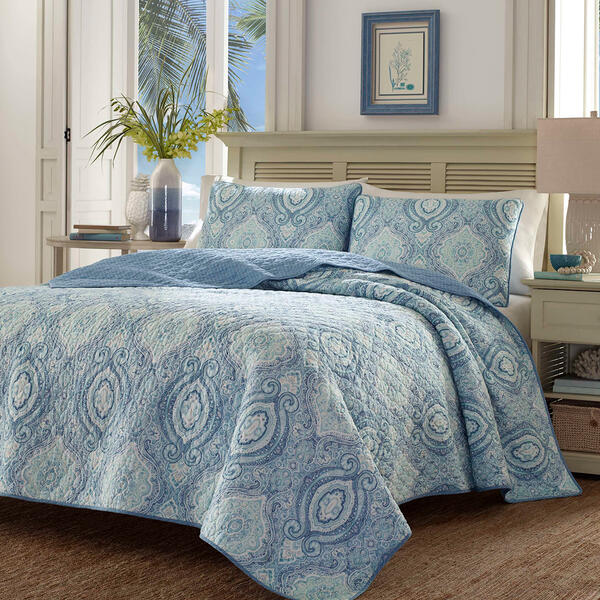 Tommy Bahama Turtle Cove Quilt Set - image 