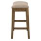 New Ridge Home Goods Sadie Natural Wood Counter-Height Barstool - image 4