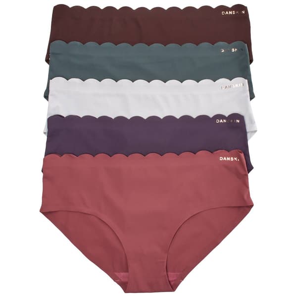 Womens Danskin 5pk. Microfiber Hipster Panties - DS7254-5PKBL
