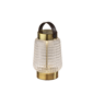 Adesso Samara Cordless LED Table Lantern w/ Iron & Glass Shade - image 1