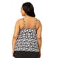 Plus Size Leilani Summer Bloom Bora Bora Floral Tankini Swim Top - image 2