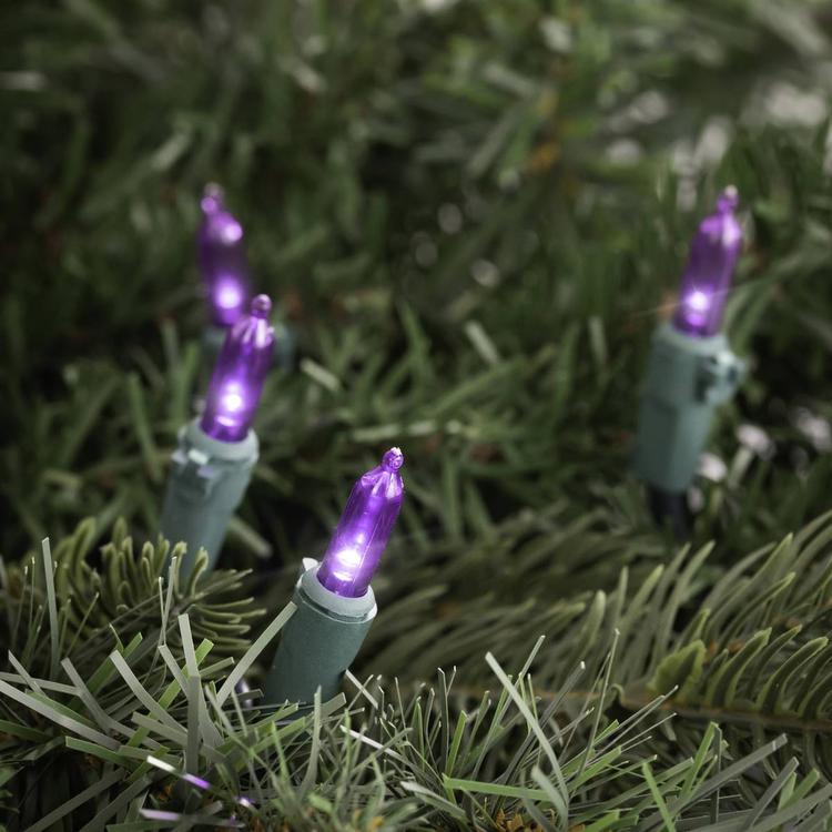 Northlight Seasonal Purple Bulb LED Mini Lights