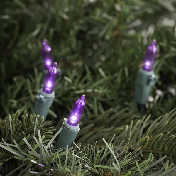 Northlight Seasonal Purple Bulb LED Mini Lights