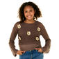 Girls (7-16) No Comment Long Sleeve Bear Mesh 2Fer Top & Tank - image 1