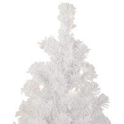Northlight Seasonal 3.5ft. Pre-Lit White Tinsel Christmas Tree