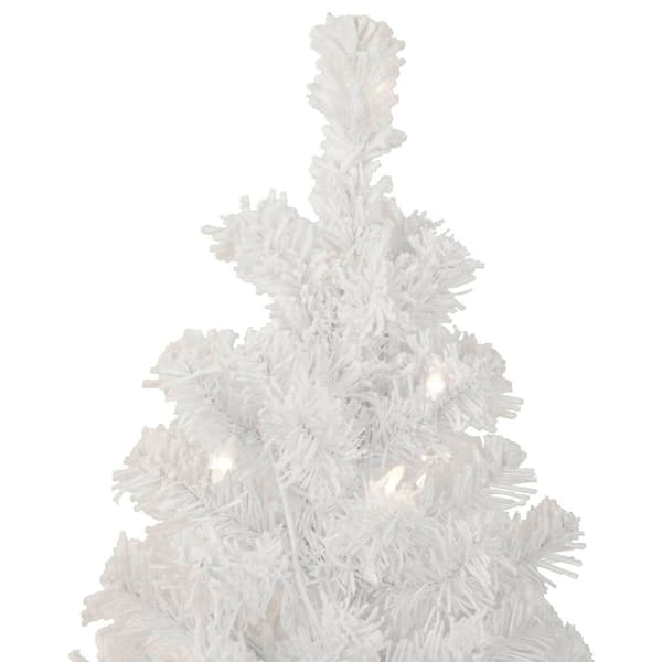 Northlight Seasonal 3.5ft. Pre-Lit White Tinsel Christmas Tree