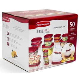 Rubbermaid Takealongs Food Storage Containers, 62Pc