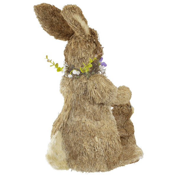 Northlight 14in. Mommy & Baby Easter Bunny Rabbit Figure