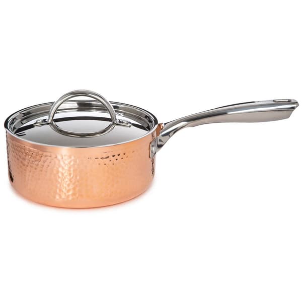 BergHOFF Vintage 10pc. Hammered Tri-Ply Copper Cookware Set