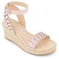 Big Girls Jessica Simpson Asha Perforated Wedge Sandals - image 1